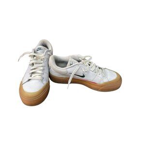Nike White and Tan Sneakers